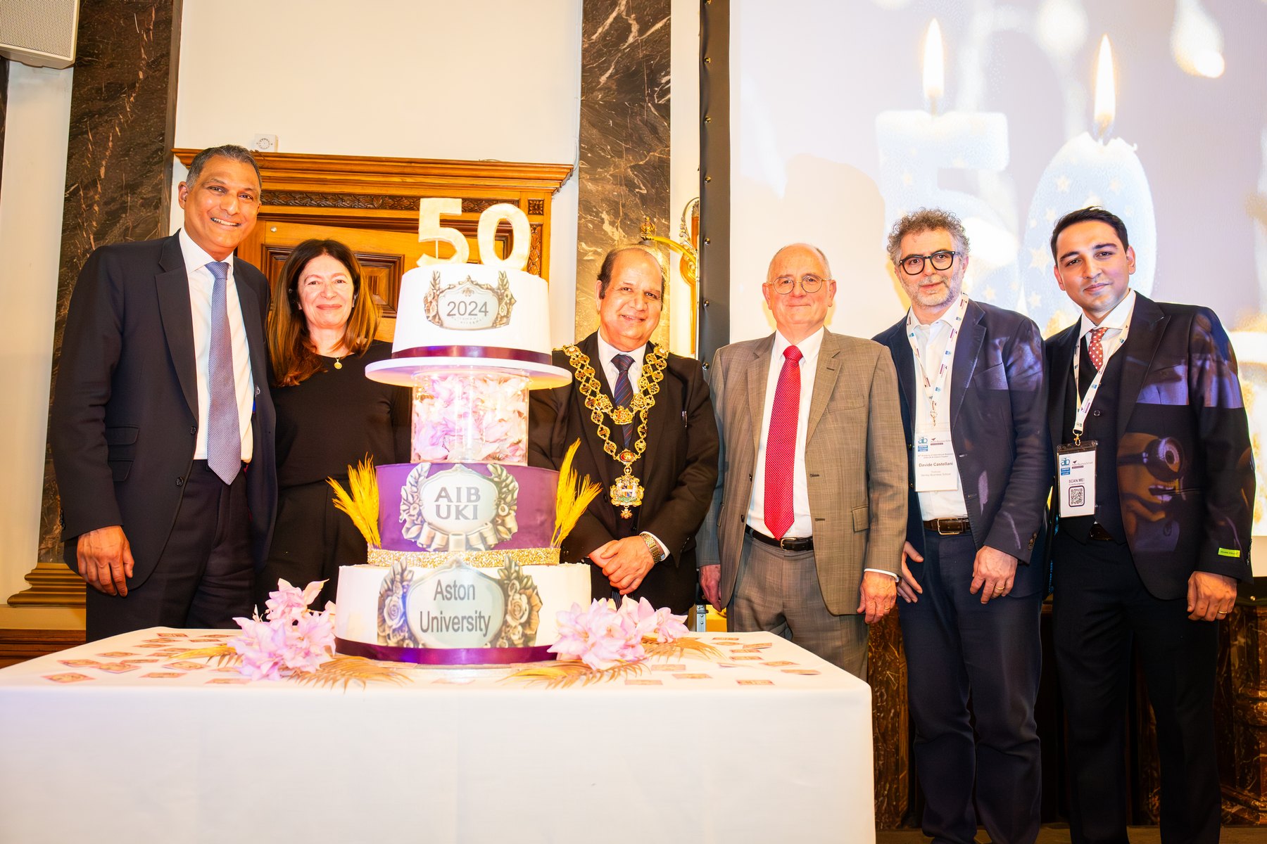 The golden anniversary dinner with the Lord Mayor of Birmingham, April 2024